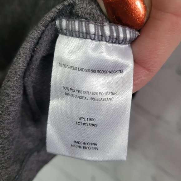 Grey "dry fit" style t-shirt - Picture 5 of 7